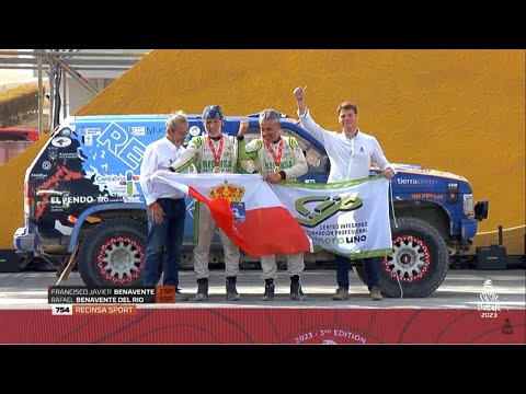 Finish Podium of the Dakar2023