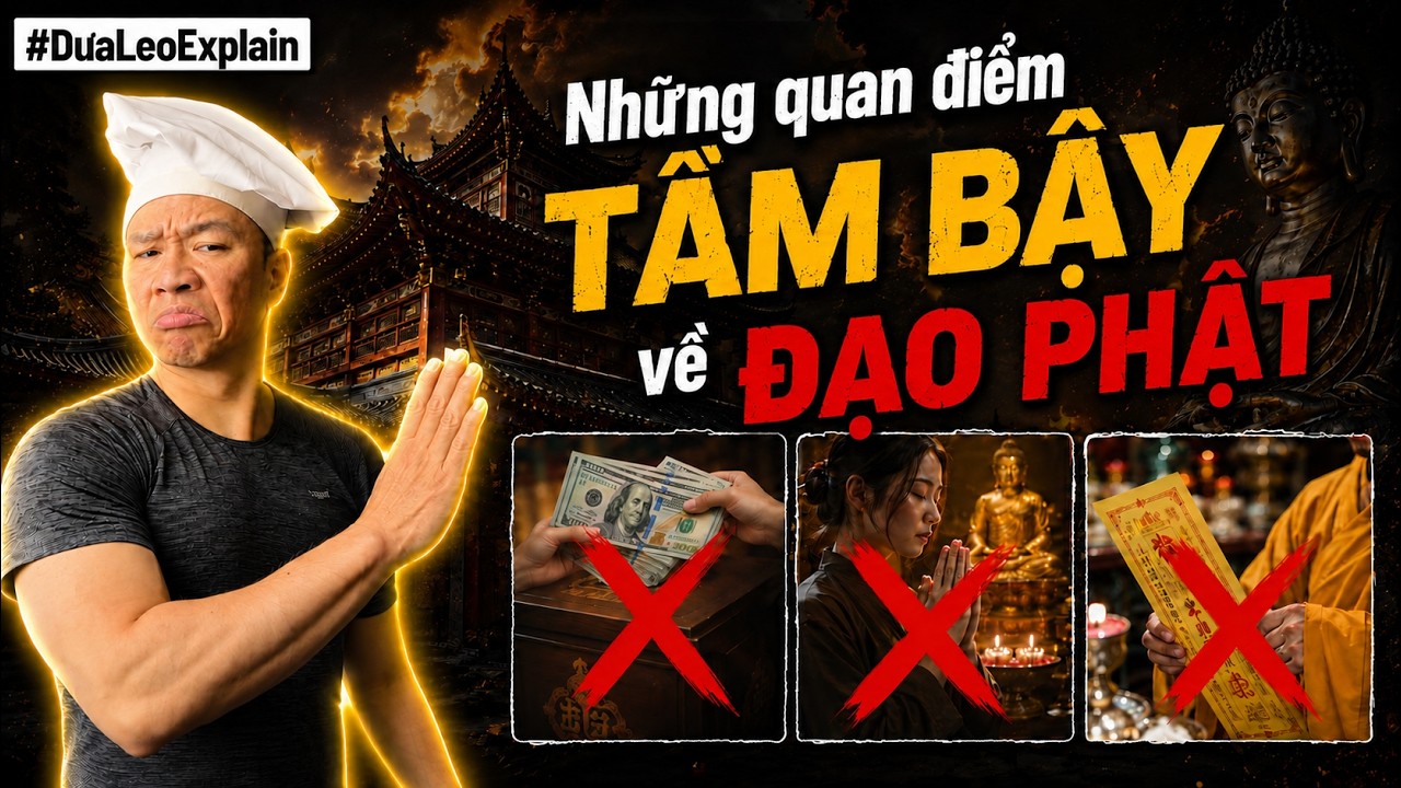 #DưaLeoExplain những quan điểm TẦM BẬY về ĐẠO PHẬT