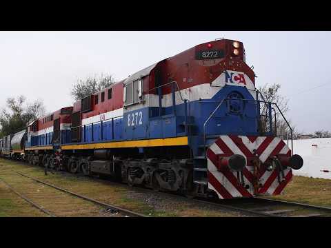 [4K] Tren de tolvas graneras de NCA con destino a General Deheza pasando por Marcos Juárez!!!!!!