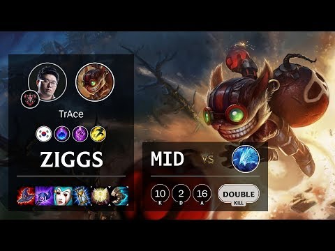 Ziggs Mid vs Anivia - KR Grandmaster Patch 10.3