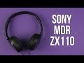 SONY MDRZX110B.AE - відео