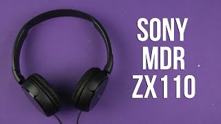 Sony MDR-ZX110 Black - відео 3