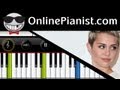 Miley Cyrus - Wrecking Ball Piano Tutorial 
