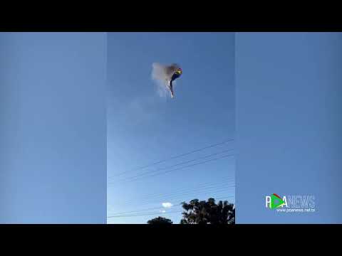 Balão com 22 pessoas pega fogo e cai em Praia Grande-SC: pelo menos 8 mortos