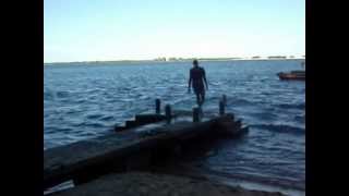 preview picture of video 'Crazy Boys at the Beach in Shela,Lamu'