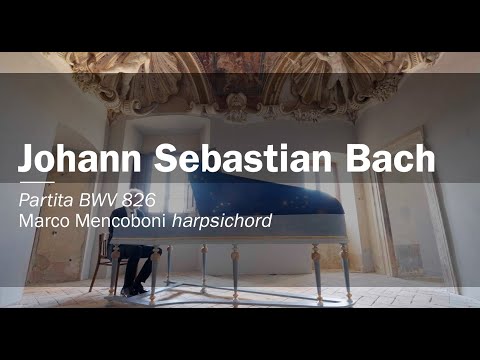 Johann Sebastian Bach Partita in C minor BWV 826. Marco Mencoboni harpsichord