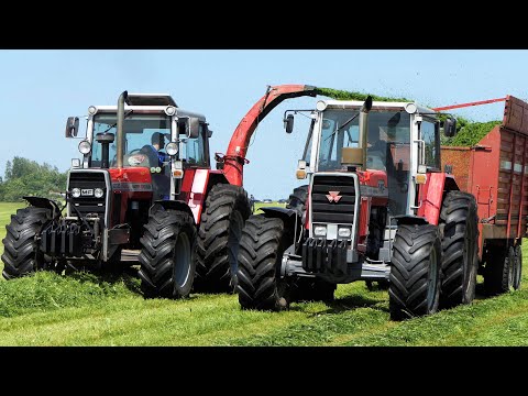 Vintage Grass Silage Day 2025 | Lots of Great Tractors & Machines in The Field