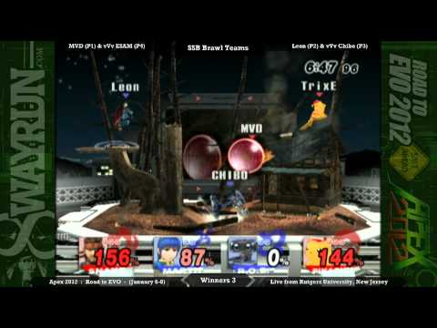 Apex 2012 - Brawl Teams: MVD & vVv ESAM vs. Leon & vVv ChiboSempai WB2