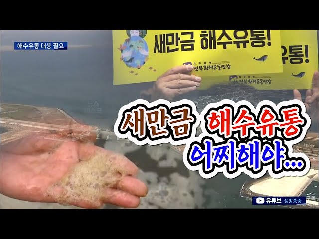 해수유통 논쟁 심화.. 발빠른 대응 필요