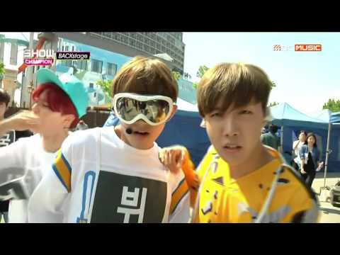 [ENG SUB] 150704 BTS- Show champion backstage