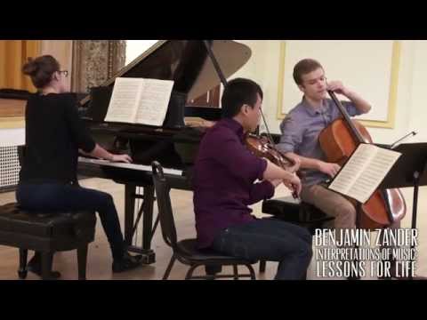 Mendelssohn: Piano Trio no. 2 - 1st movement (Benjamin Zander - Interpretation Class)