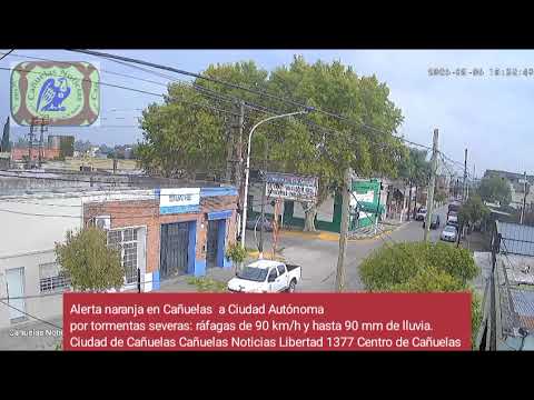 Alerta naranja en Cañuelas  a Ciudad Autónoma por tormentas severas: ráfagas de 90 km