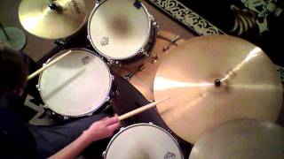 Jon Biggs Pork Pie Drums " Los Olivos " - drum cover TAKE 1