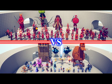 MELEE Team vs HIDDEN UNITS Team - Totally Accurate Battle Simulator TABS