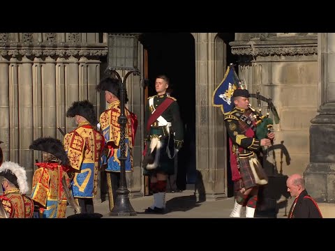 HM Queen Elizabeth II leaves Scotland for the final time