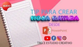 👉💯 hack para crear hoja rayada para tus libretas ...