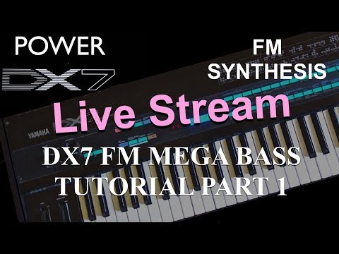 How to learn Yamaha DX7 like a Pro - DX7 FM Mega Bass Tutorial Series Part 1