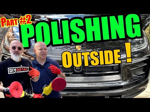 Jak polerować CZARNĄ LAKIERĘ na zewnątrz! Seria Porsche część 2
