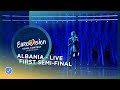 Eugent Bushpepa - Mall - Albania - LIVE - First Semi-Final - Eurovision 2018