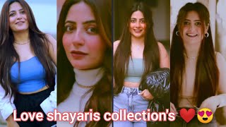 Jasleen Arora love shayaris collections ❤️😍