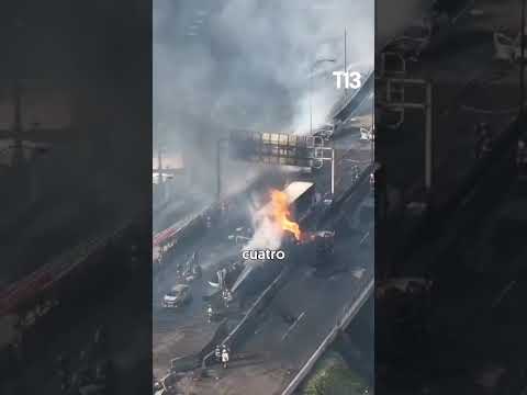 Incendio y explosión de cisterna con gas en México