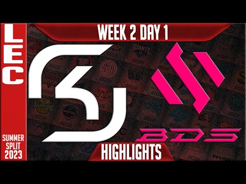 SK vs BDS Highlights | LEC Summer 2023 W2D1 | SK Gaming vs Team BDS