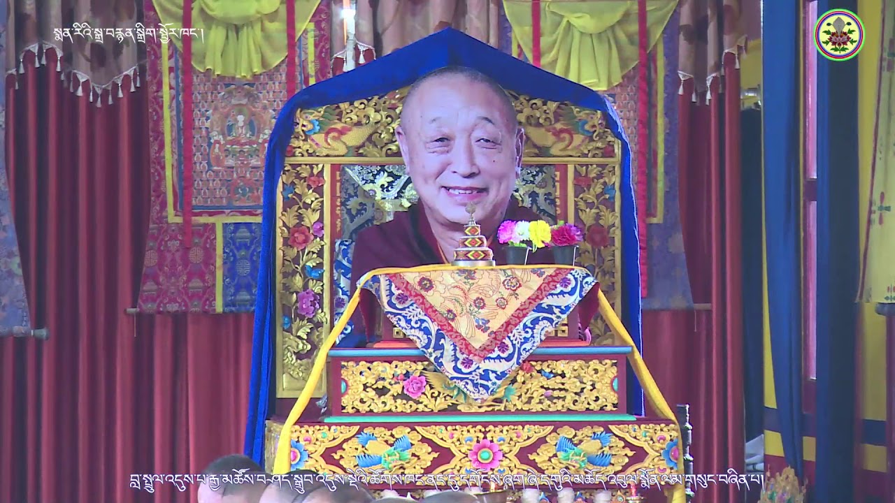 prayer service in honour of late His Holiness H.H the 33rd Menri Trizin Rinpoche