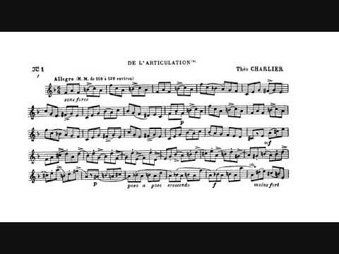 Theo Charlier: Study n. 1 "De l' Articulation" (David Baldwin, trumpet)