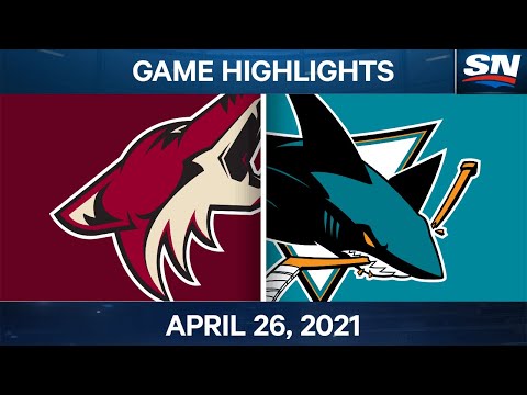 NHL Game Highlights | Coyotes vs. Sharks – Apr. 26, 2021