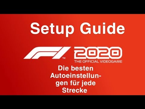 Setup Guide - Die besten Autoeinstellungen für jede Strecke in F1 2020