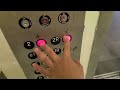 DEATH TRAP Modernized Montgomery Hydraulic Service Elevator At Glendale Galleria Glendale CA