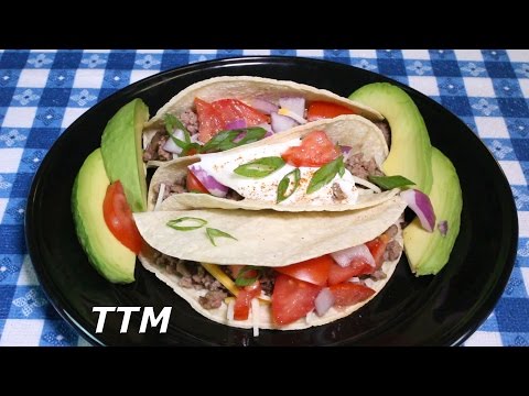How to Make Tacos in the Toaster Oven~Ground Beef...
