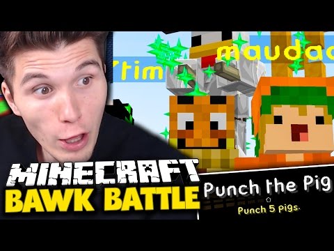 ARME SCHWEINE SCHLAGEN & DER KLICKSPEED TEST! ✪ BAWK BATTLE mit Maudado