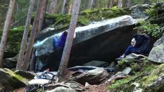 preview picture of video 'Kalorienmonster 7C Magic Wood, Avers Switzerland'