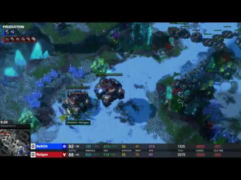 StarCraft 2 -TvZ Mech vs Mass Muta Roach