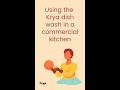 How does a 100% natural Dishwash powder perform in a commercial kitchen? | Krya Reviews