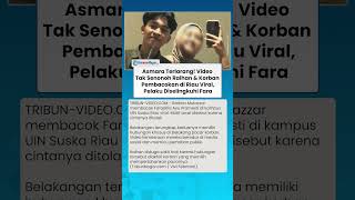 ASMARA TERLARANG! Video Tak Senonoh Raihan & Korban Pembacokan di Riau, Pelaku Diselingkuhi Fara