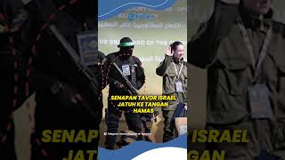 Pasukan Elite Hamas Muncul, Pamerkan Senapan Tavor Israel saat Pembebasan 4 Tentara Wanita IDF