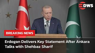 WATCH: Turkish President Erdogan Delivers Statement After Talks with Shehbaz Sharif in Ankara | AC14