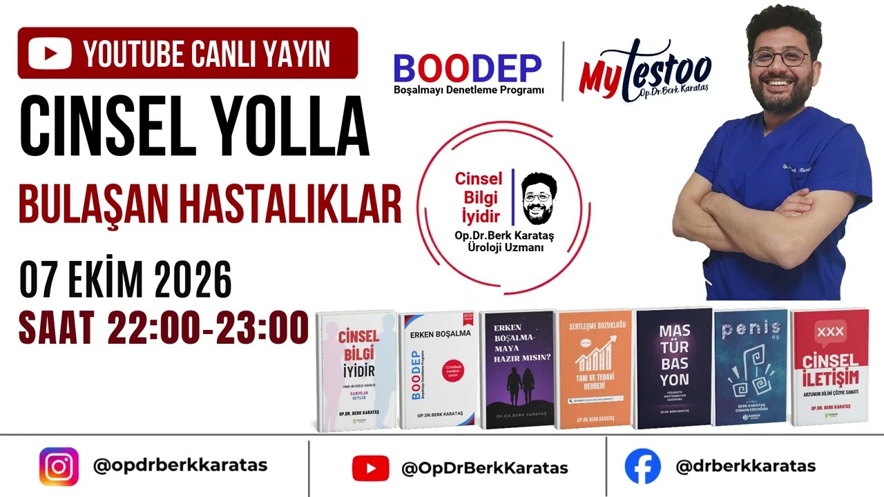 Bu Akşam 22:00 da Cinsel yolla bulaşan hastalıkları konuşacağız
