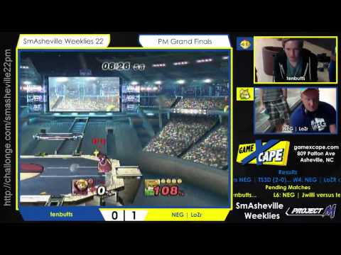 SW22 PM Grand Finals - tenbutts (Peach) vs NEG | LoZr (Wario/Fox/Captain Falcon)