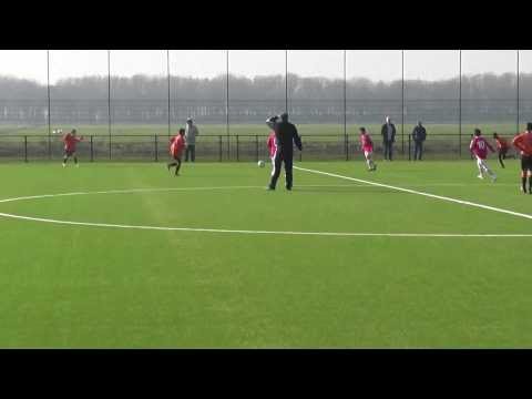 8 mrt 2014 Nieuw Utrecht D1 - VV De Meern D4 com 3-3 Doelpunt Nieuw Utrecht