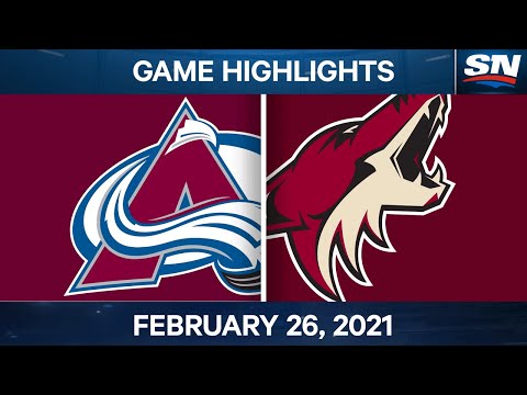 NHL Game Highlights | Avalanche vs. Coyotes – Feb. 26, 2021