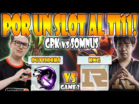 RNG VS OUTSIDERS BO3[GAME 2] ELIMINATION- ANA VS RAMZES666 - PGL ARLINGTON MAJOR 2022 - DOTA 2 PRO