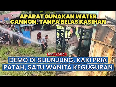 Penertiban Berujung Tragis: Pemuda Patah Kaki dan Ibu Hamil Keguguran saat Demo di Sijunjung