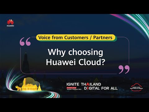 Why top companies choose Huawei Cloud? - YouTube