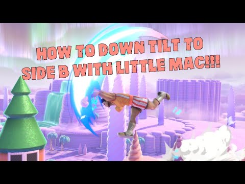 How to Hit Down Tilt to Side B with Little Mac Every Time!!!