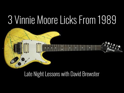 3 Vinnie Moore Licks From 1989