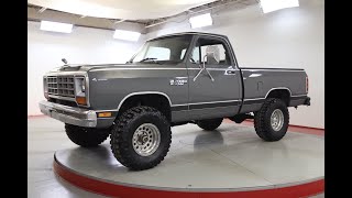 Video Thumbnail for 1984 Dodge D/W Truck 4x4 Regular Cab