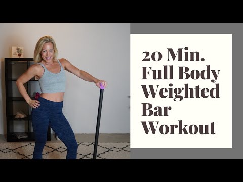 ULTIMATE 20 MIN FULL BODY WEIGHTED BAR WORKOUT | RITFIT WEIGHTED BODY BAR WORKOUT W/ TRAINER BETHANY